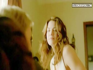 Michelle Monaghan teases in sexy underwear during a steamy True Detective scene from the 2014 series.