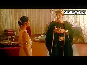 Laura Gemser enjoys a sensual nude scene in Caligola: La storia mai raccontata (1982)