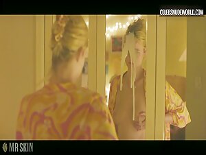 Elle Fanning shows off her nude prosthetic body in an intimate scene from Margo’s Got Money Troubles (2026).