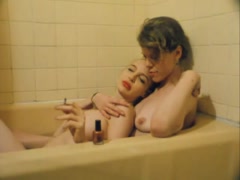 Anna Levine shares an intimate lesbian nude scene with her co-star in the 1998 movie Fiona.