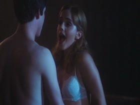 Emma Watson shows her body in a topless scene from The Perks of Being a Wallflower (2012)