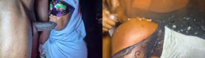Good Ibadan Girl Turn Bad Masked Hijab Blowjob Heat
