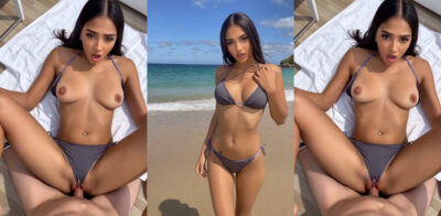 HOT petite Indian desi girl missionary sex at the beach