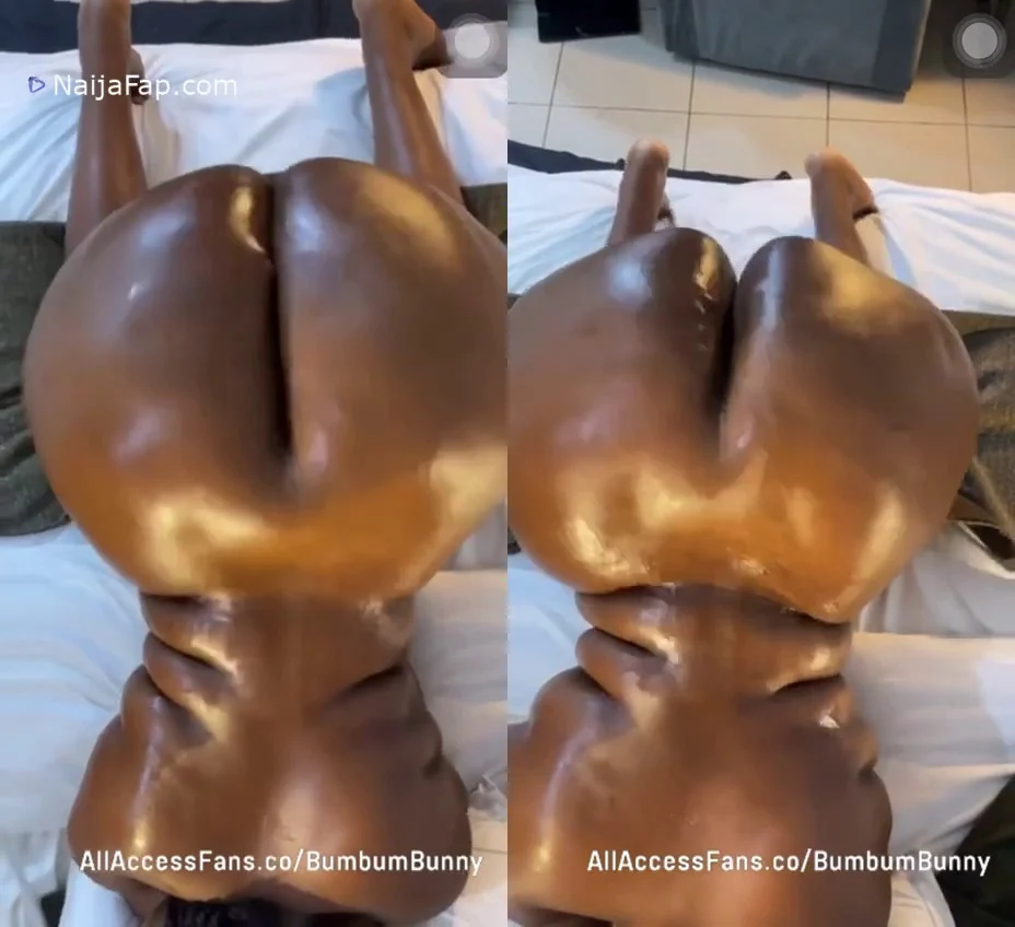 BumbumBunny Shakes Her Oiled Ass