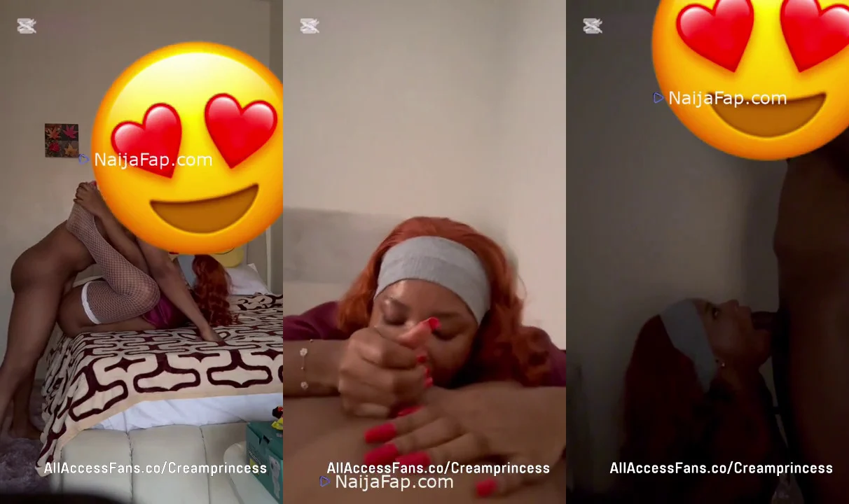 Creamprincess Gives Her Man Head and Fucks for Her Fans