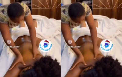 After VeryDarkMan told King Mitchy to bend & collect lollipop she clapped back by posting her steamy massage video What statement was she really making with this?