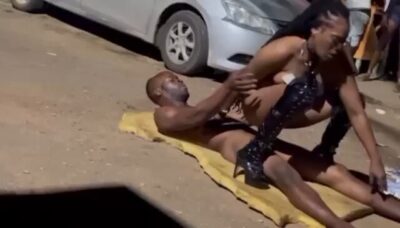 Jamaica STOP Crazy citizens Fuck publicly displays reverse cow girl riding show happens live on the street as people watch and cheer