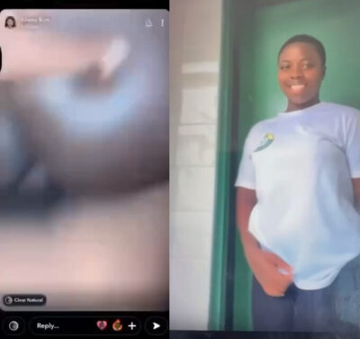 Cindy Quaye . A level 100 student in UPSA . She’s the mukui in the new leaks circulating 😭. She say “Daddy i will wee weei ” akoa yi y3 kwasia tedua like that