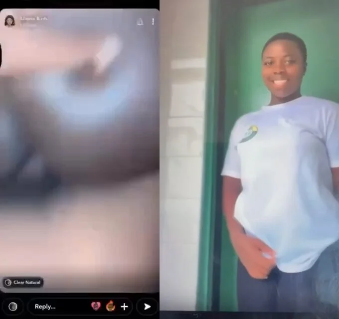 Cindy Quaye . A level 100 student in UPSA . She’s the mukui in the new leaks circulating 😭. She say “Daddy i will wee weei ” akoa yi y3 kwasia tedua like that