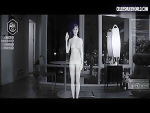Alexia Rasmussen bares her breasts in a striking CGI scene from Creative Control (2016)