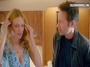 Heather Graham shows off her cleavage during a steamy sex scene from Californication (2007-2014)
