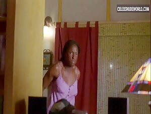 Rutina Wesley lies nude in bed during a heated arguing scene in True Blood (2008-2014)