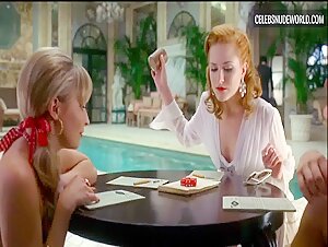 Evan Rachel Wood goes fully nude poolside in a seductive scene from True Blood (2008-2014)