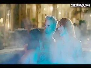 Tamara Georgievna Abrosimova and Lauren Farmer Hot Tub Scene in The Hunting Wives (2025)
