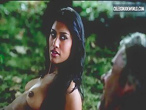 Janina Gavankar shows off her bush in a steamy nude scene from True Blood (2008-2014)