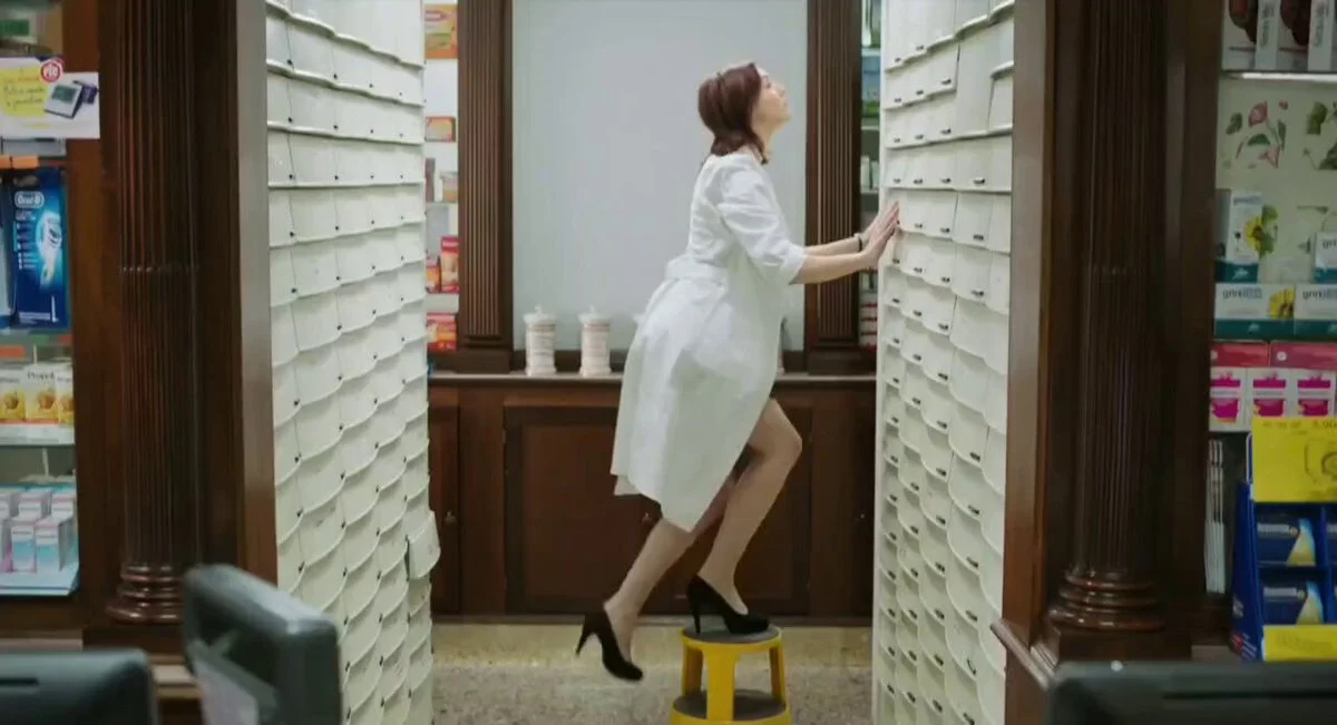 Gabriella Infelise Pharmacy Scene in Tommaso (2016)