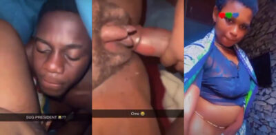 the girl who fucked FUOYE SUG President and got him eating pussy as he ask for more while i take a bite of that standing nipple