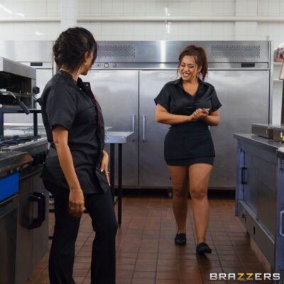 kitchen teaser starring thick Latina bombshells Kesha Ortega and Costina Raw with Danny D rails her hard from behind, Too many cooks in the kitchen? Not when these two are on the menu.