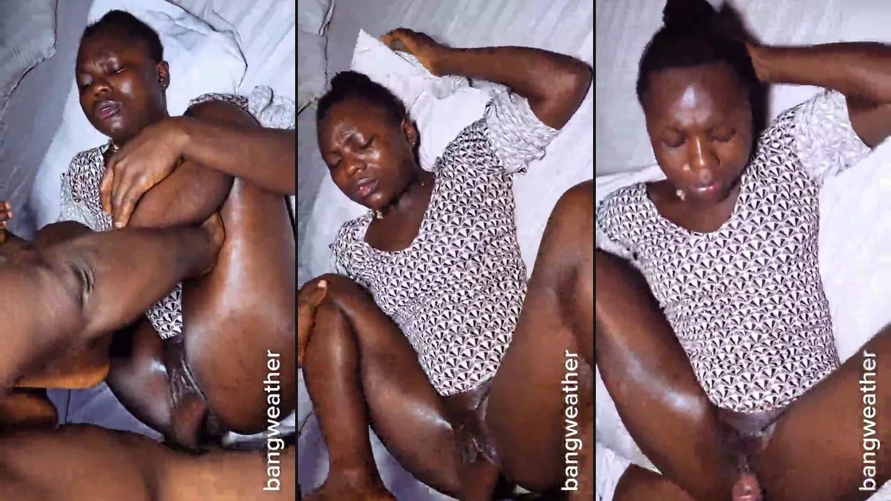 Slim Naija Babe in a Print Top Takes Deep POV Missionary Strokes